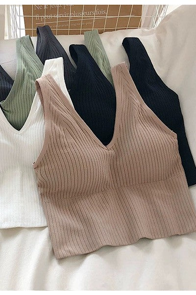 Support cropped tank