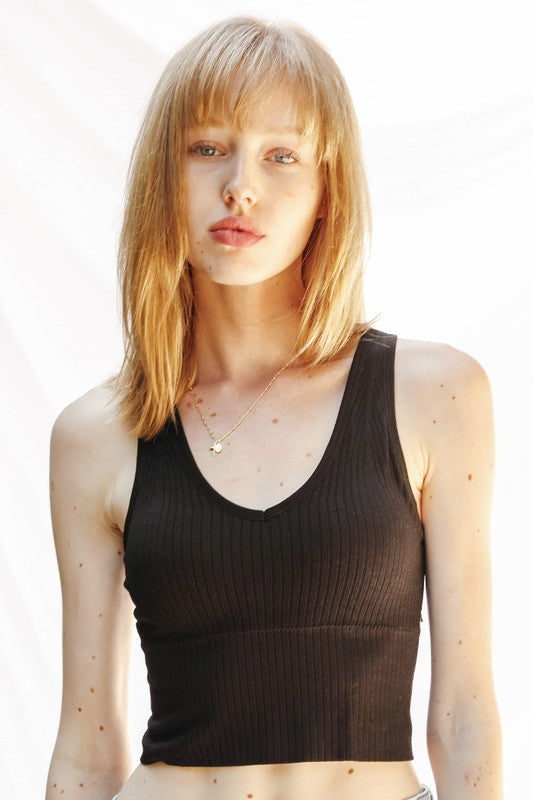 Support cropped tank