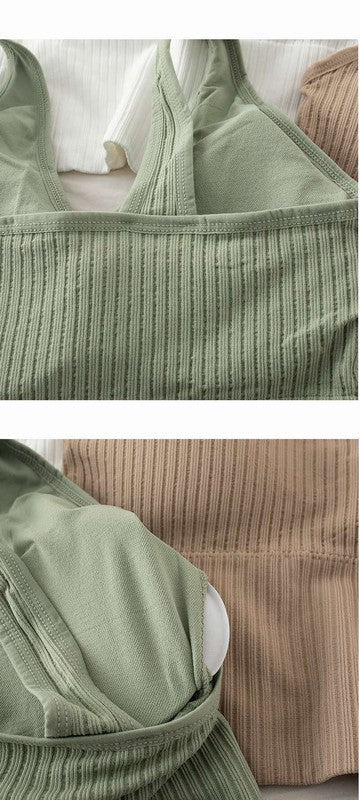 Support cropped tank
