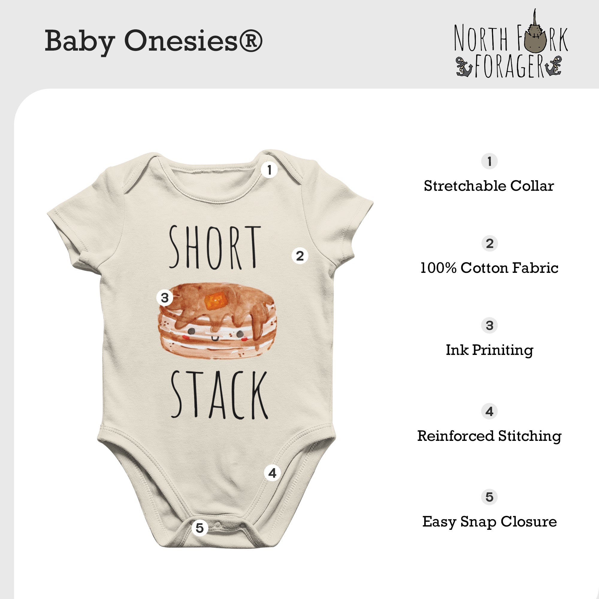 Thick Thigh Spooky Halloween - Baby Boy Girl Clothes Infant Bodysuit F