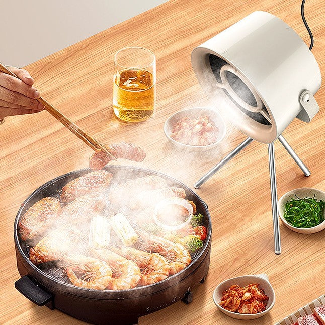 2024 New Portable Desktop Exhaust Fan Small Kitchen Hood Extractor