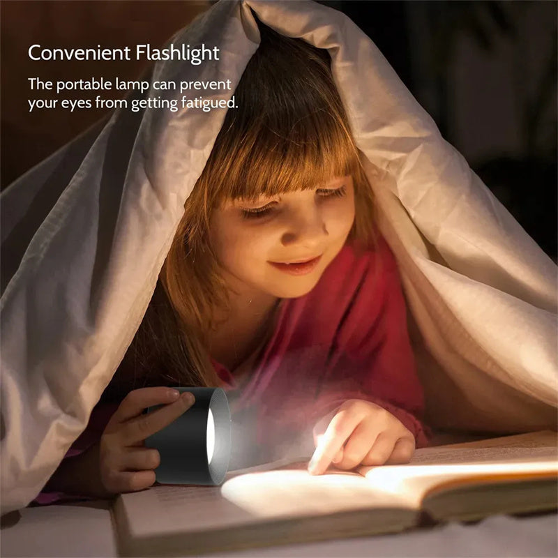 Magnetic Touchable LED USB Rechargeable Table Lamp 360 Rotate Cordless