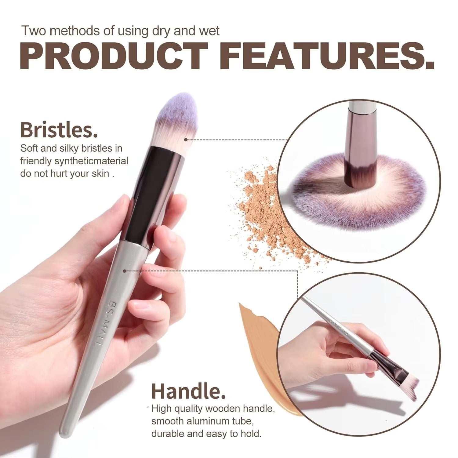 Makeup Brushes With Case Set Portable LED Mirror Makeup Jewelry