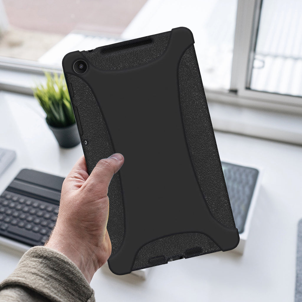 Amzer Shockproof Rugged Silicone Skin Jelly Case for Asus/Google New