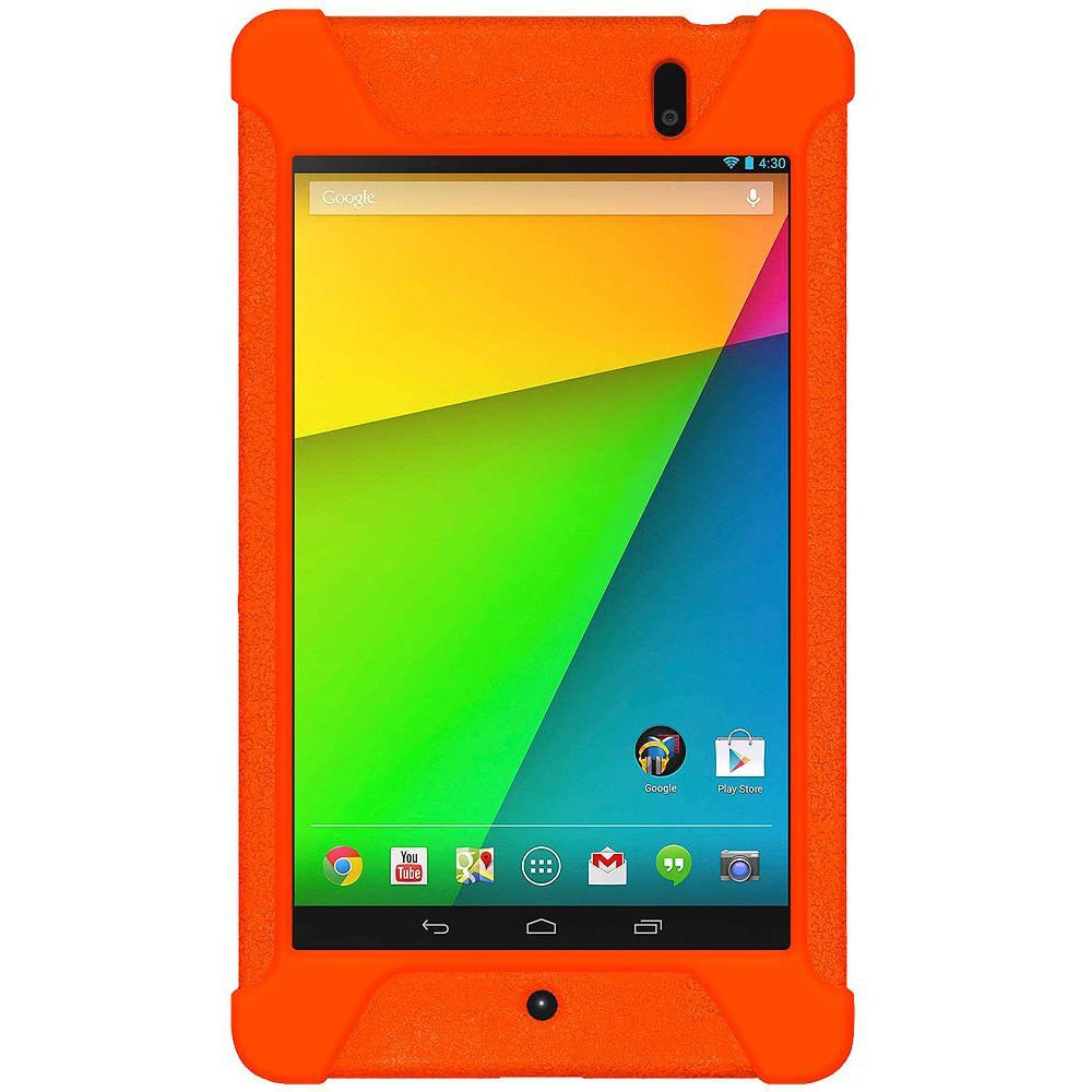 Amzer Shockproof Rugged Silicone Skin Jelly Case for Asus/Google New