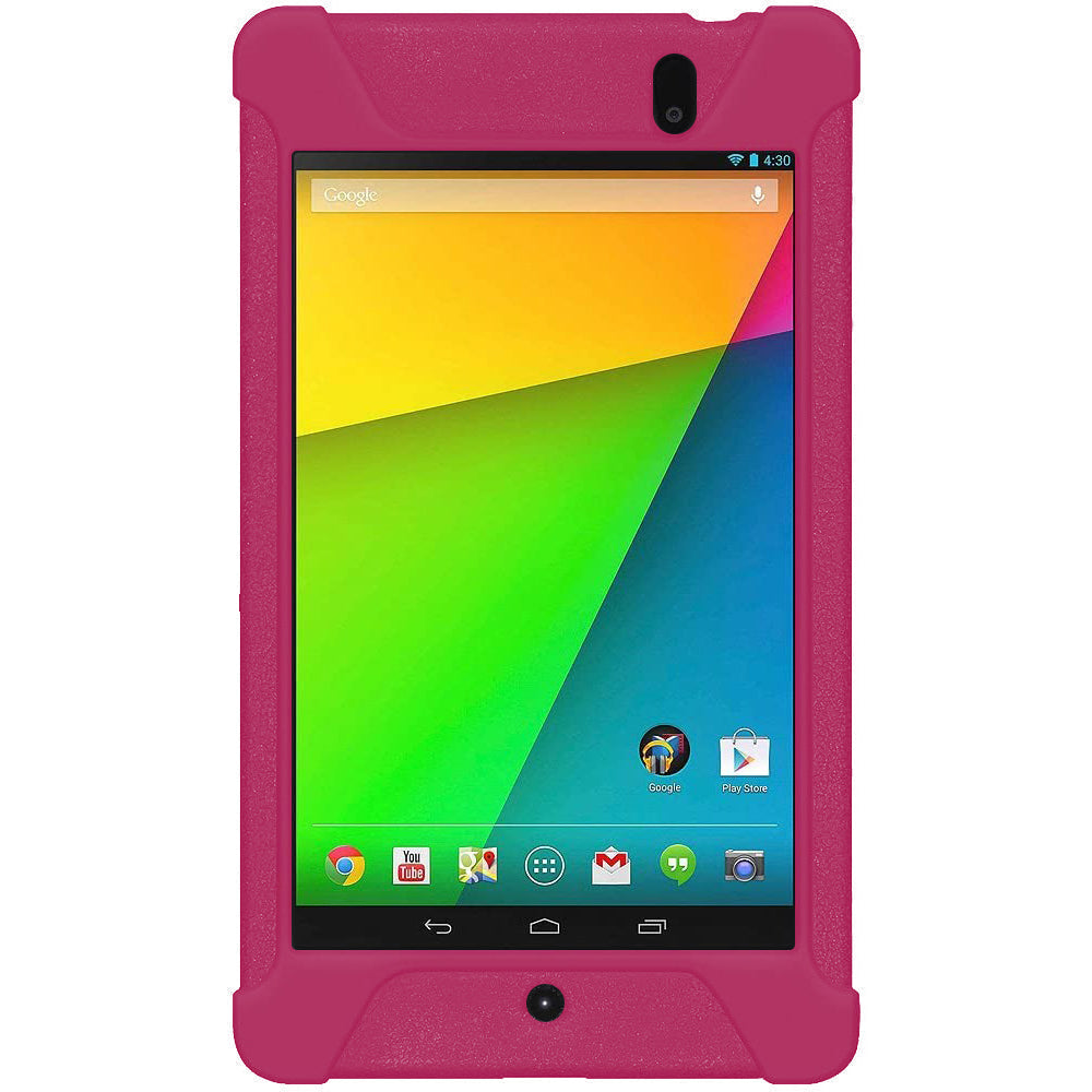 Amzer Shockproof Rugged Silicone Skin Jelly Case for Asus/Google New