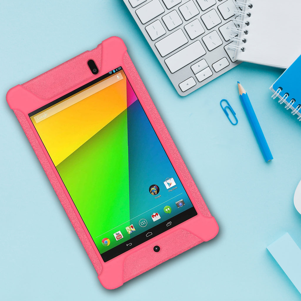 Amzer Shockproof Rugged Silicone Skin Jelly Case for Asus/Google New