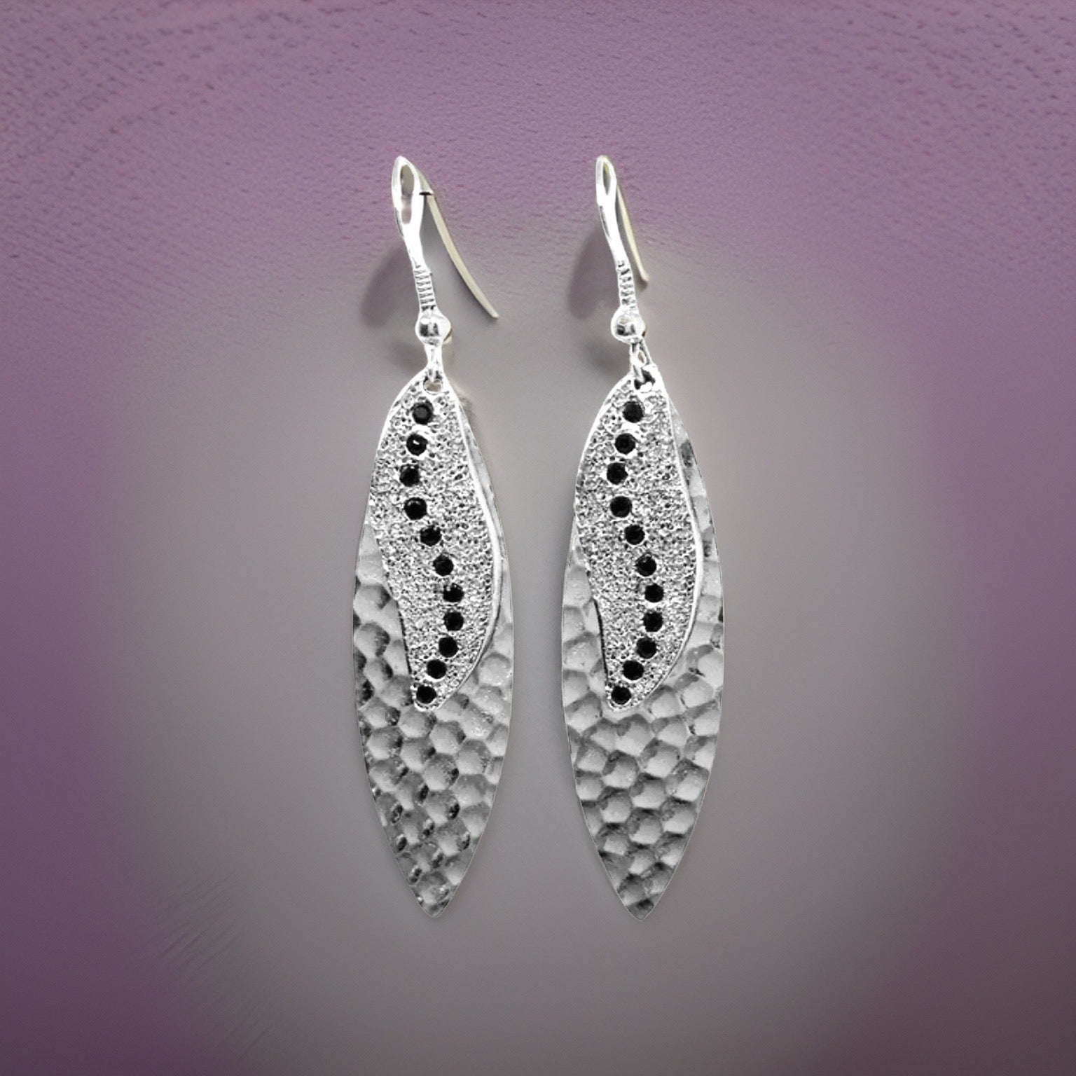 Navette Sun Rays Earrings