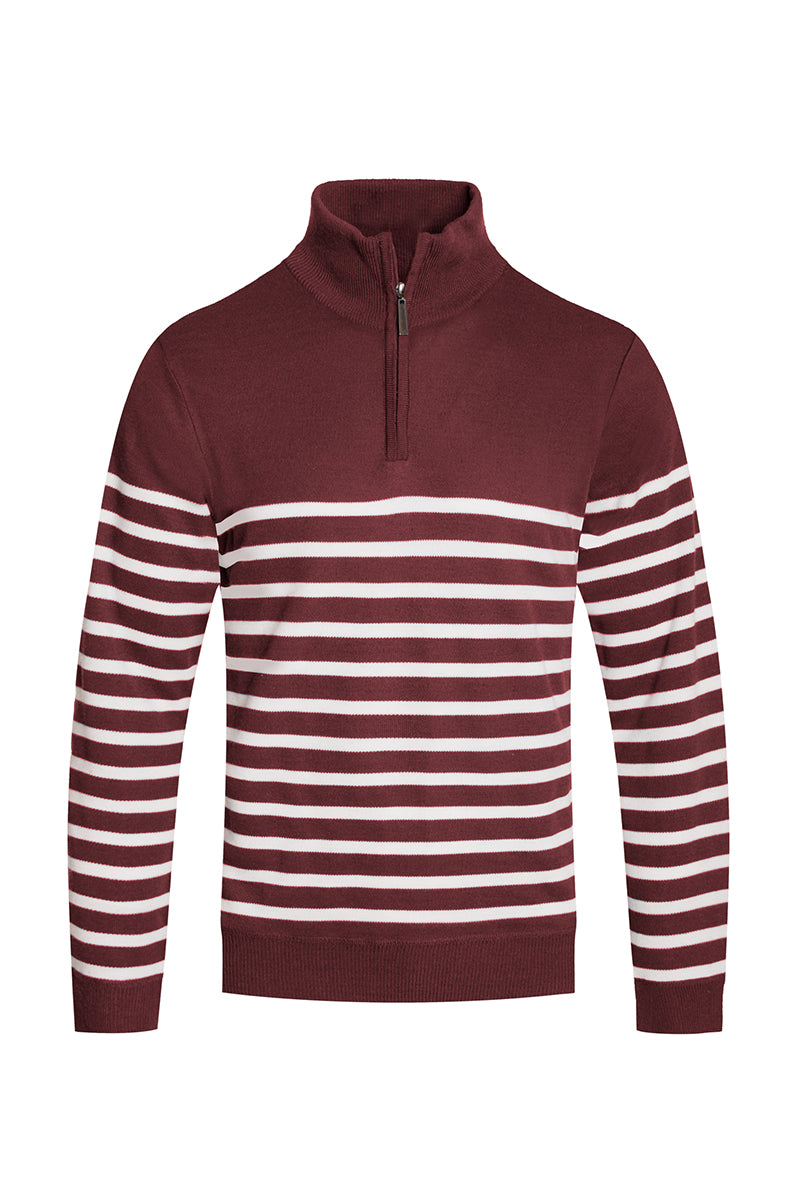 Quarter Zip Up Sweater NR2007