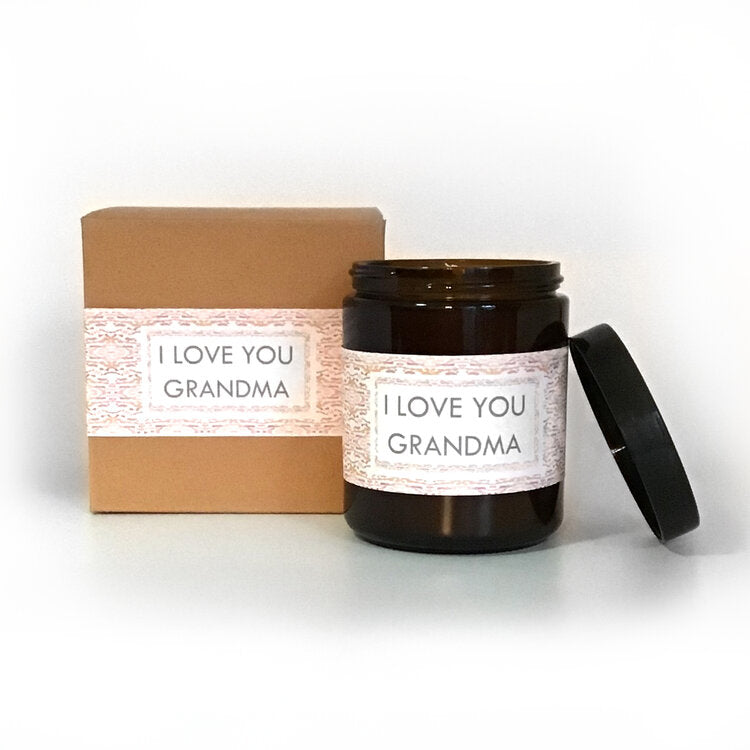 I Love You Grandma Eucalyptus Scented Soy Wax Candle