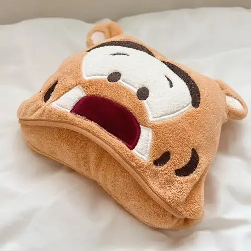 Cute Baby Hooded Bath Towel for Children Super Soft Absorbent Bathrobe