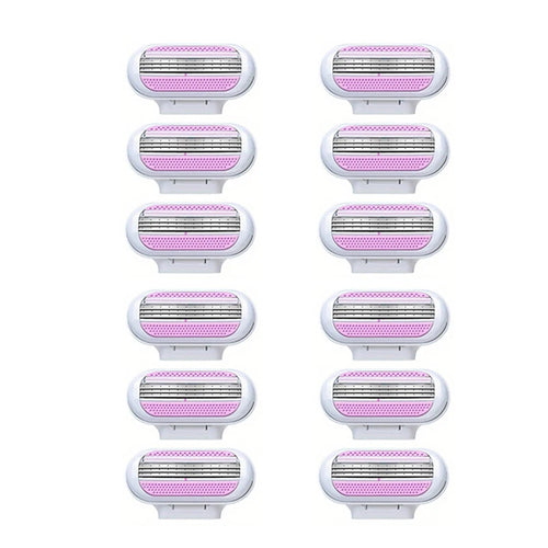 1 Handle + 18 Blade Women Safety Razor Blades Face/ Leg/ Armpit/