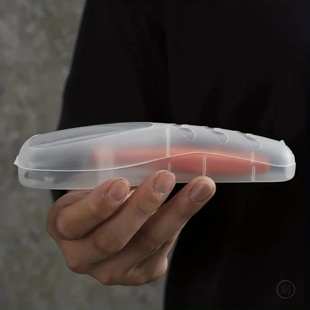 Razor Travel Storage Box Transparent Dustproof Carrying Case Cartridge