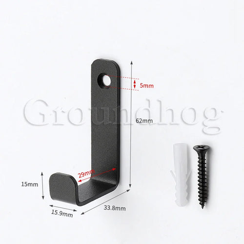 2Pcs Coat Rack Hooks Wall Mounted, Bath Towel Rope Hooks for Kitchen,