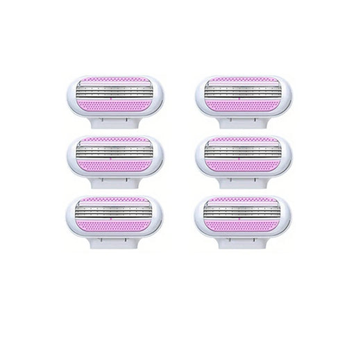 1 Handle + 18 Blade Women Safety Razor Blades Face/ Leg/ Armpit/