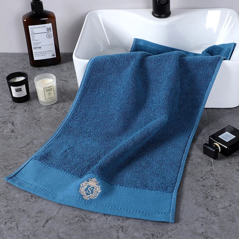 1/2/3pcs Bathroom Towels Sets Embroidered Cotton Big Bath Towels