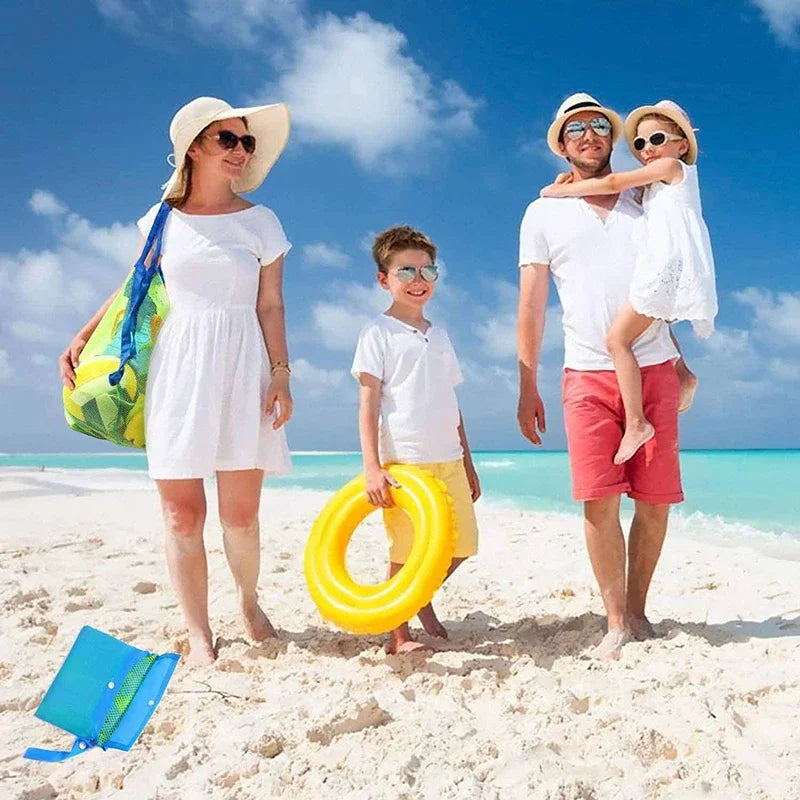 Children Sand Away Protable Mesh Bag Kids Bath Toys Storage Bags