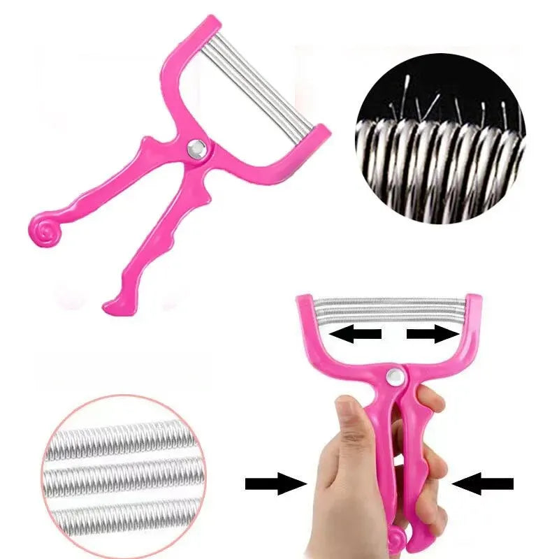 1 PCs Facial Hair Remover Manual Removal Epilator Beauty