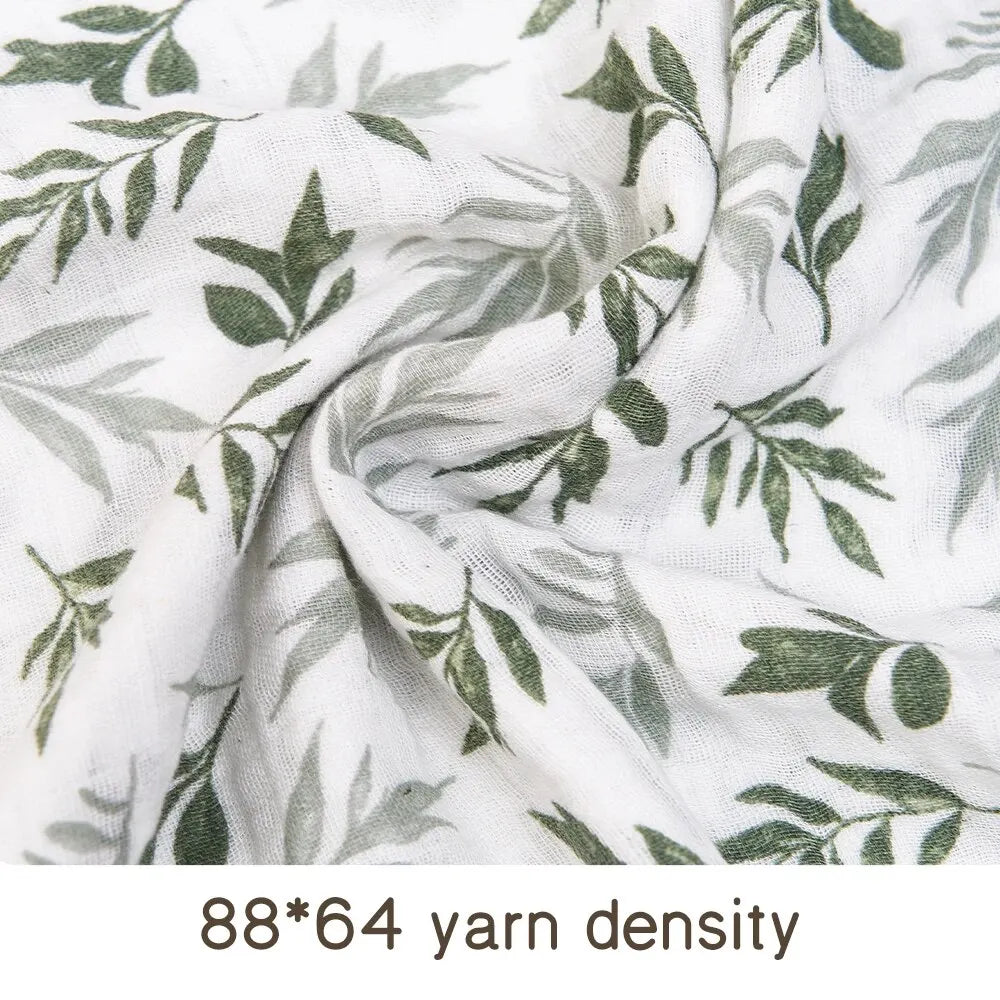 100% Cotton 120*110cm 2 Layers Newborn Baby Bath Towel Wrap Muslin
