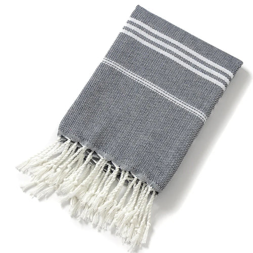 Cotton Turkish Beach Towel Turkish Sports Bath Towel with Tassels