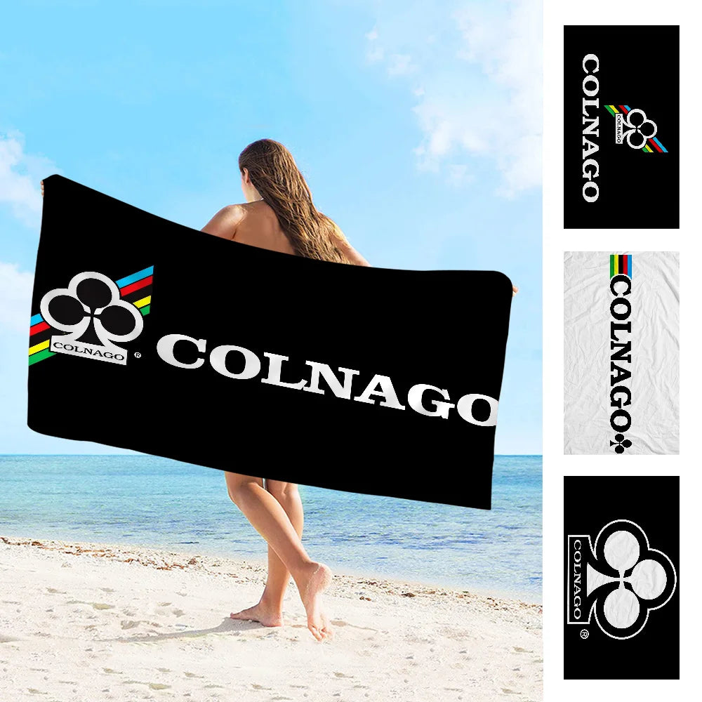 Bicycle C-Colnago Logo Big Microfiber Beach Towels Quick Dry Towel