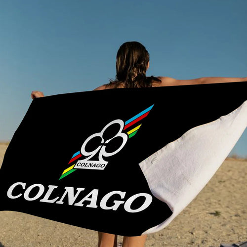 Bicycle C-Colnago Logo Big Microfiber Beach Towels Quick Dry Towel