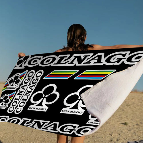 Bicycle C-Colnago Logo Big Microfiber Beach Towels Quick Dry Towel