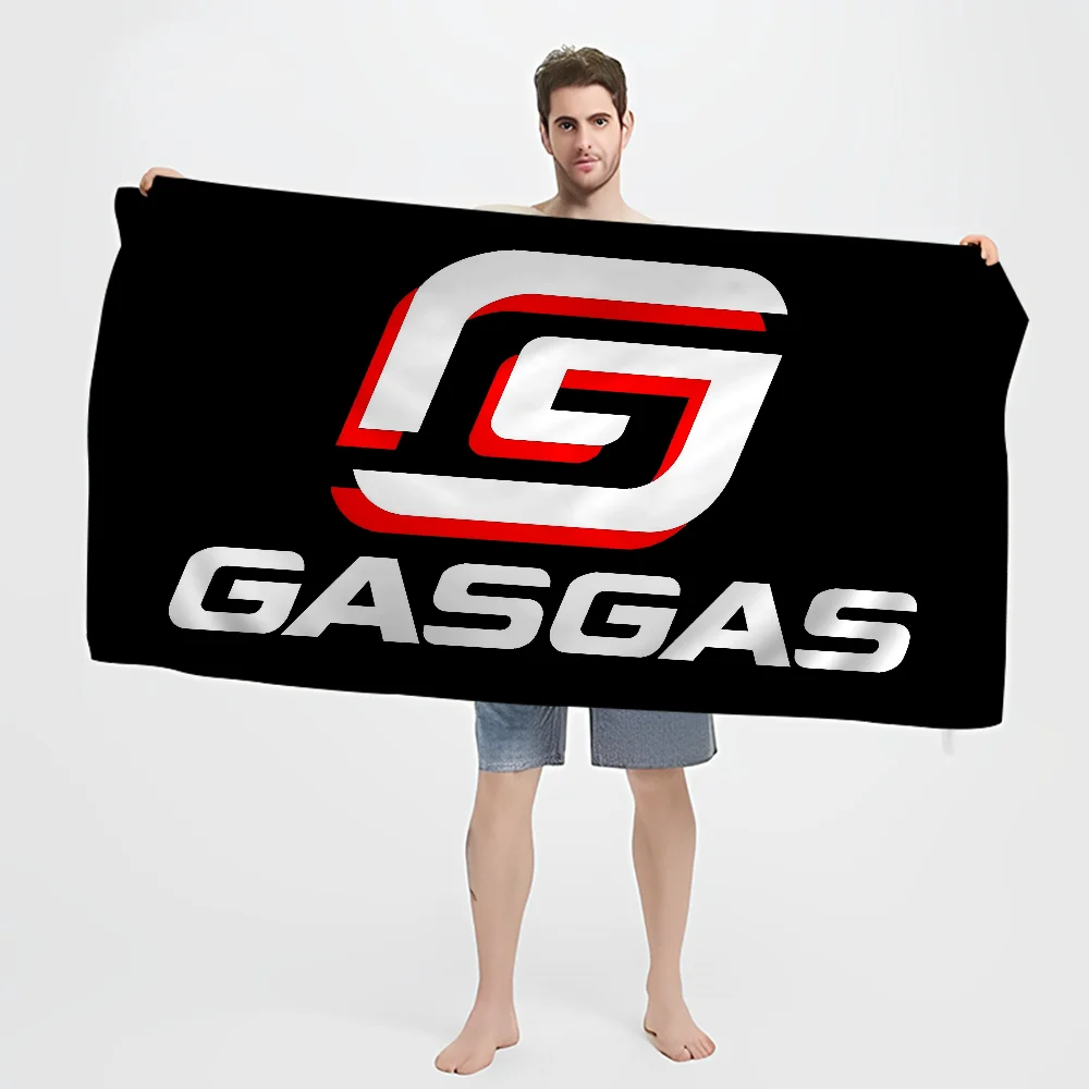 GasGas Red Motorcycle Beach Towel Colorful Bath Towels for Girl