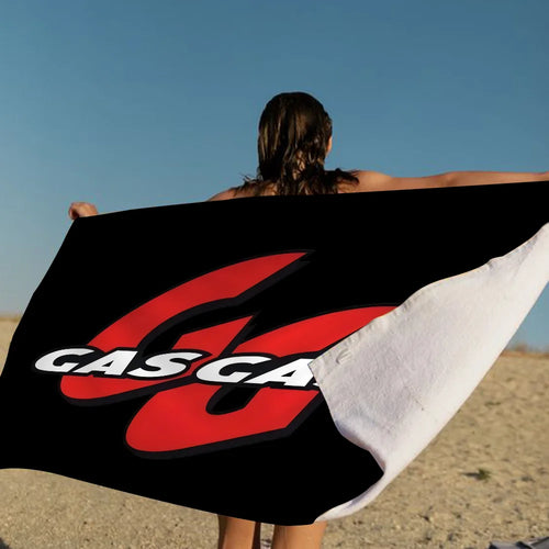 GasGas Red Motorcycle Beach Towel Colorful Bath Towels for Girl