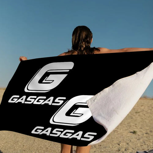 GasGas Red Motorcycle Beach Towel Colorful Bath Towels for Girl