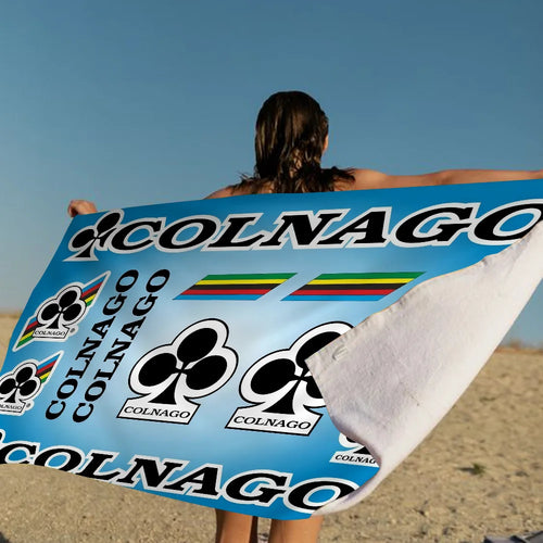 Bicycle C-Colnago Logo Big Microfiber Beach Towels Quick Dry Towel