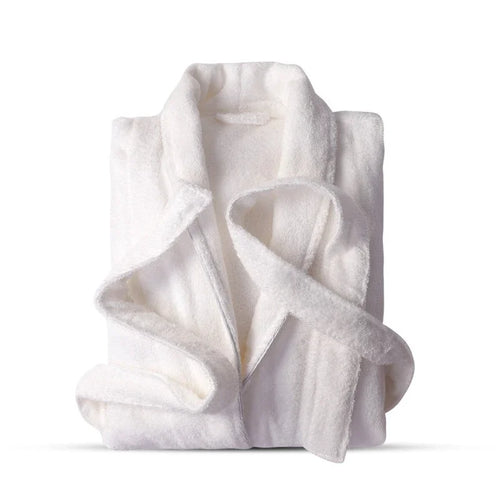 100% Cotton Toweling Robe Lovers Soft Long Bath Robe Men Women