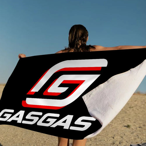 GasGas Red Motorcycle Beach Towel Colorful Bath Towels for Girl