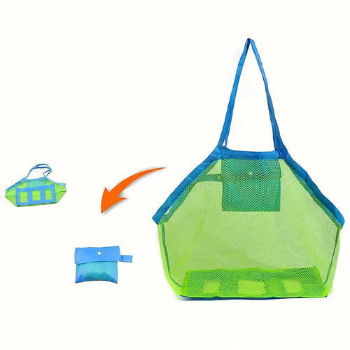 Children Sand Away Protable Mesh Bag Kids Bath Toys Storage Bags