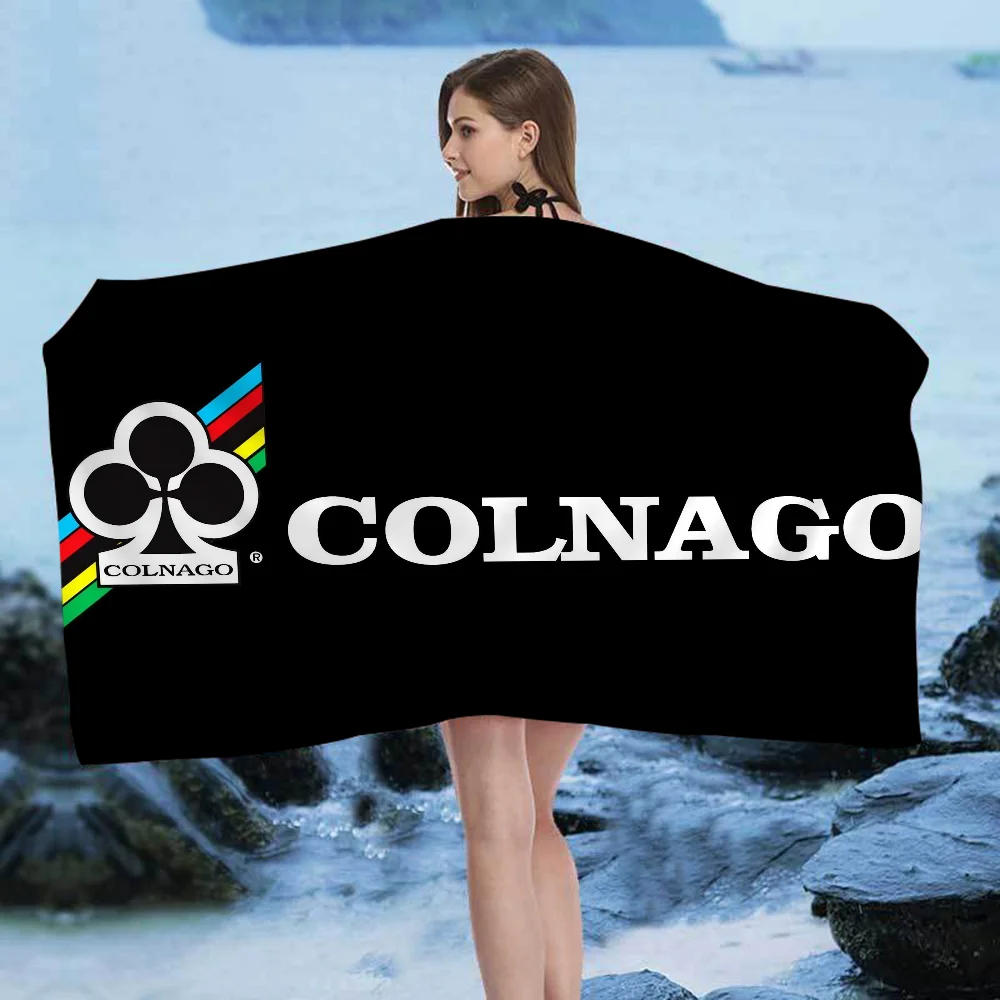 Bicycle C-Colnago Logo Big Microfiber Beach Towels Quick Dry Towel