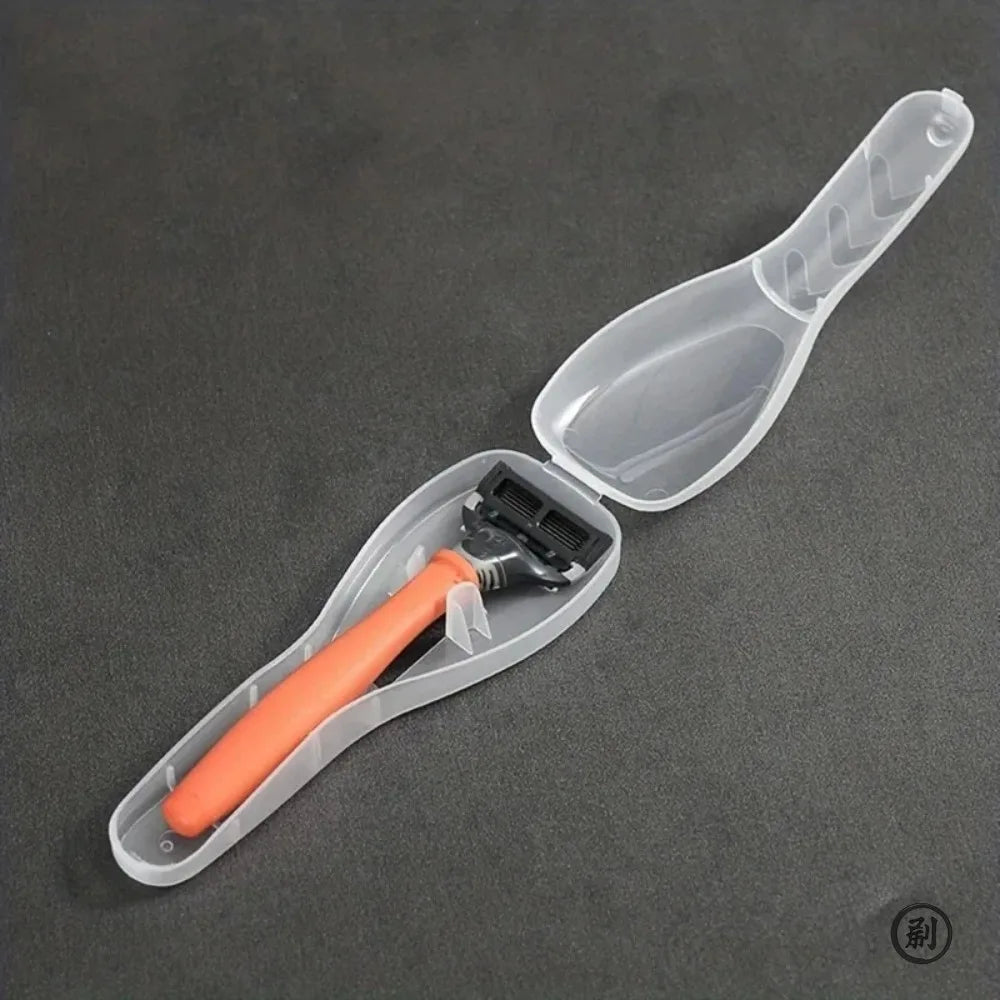 Razor Travel Storage Box Transparent Dustproof Carrying Case Cartridge