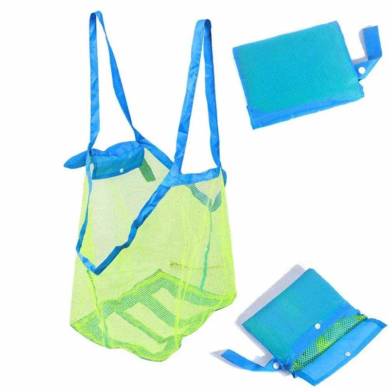 Children Sand Away Protable Mesh Bag Kids Bath Toys Storage Bags