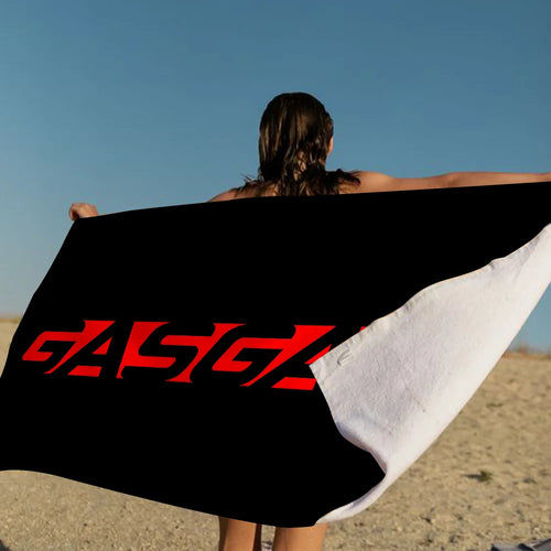 GasGas Red Motorcycle Beach Towel Colorful Bath Towels for Girl