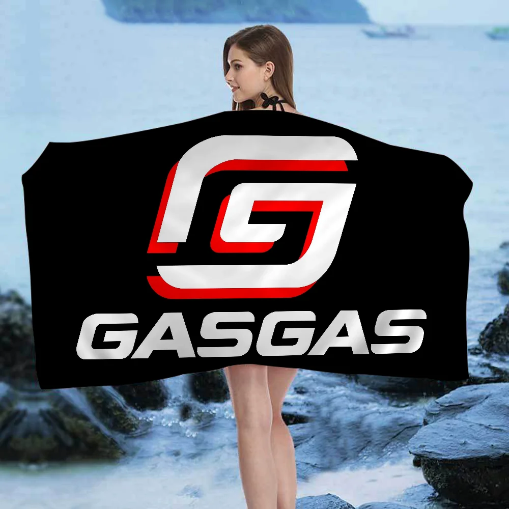 GasGas Red Motorcycle Beach Towel Colorful Bath Towels for Girl