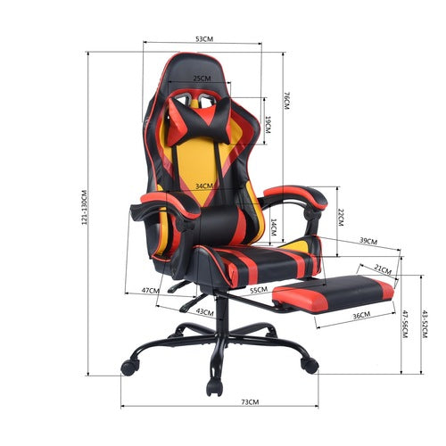 Gaming Office High Back Computer Leather Desk