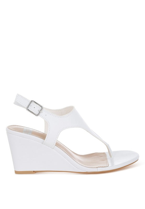 Wami Real Leather Wedge Heel Sandals