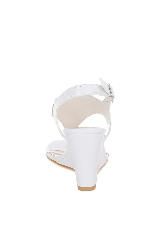 Wami Real Leather Wedge Heel Sandals