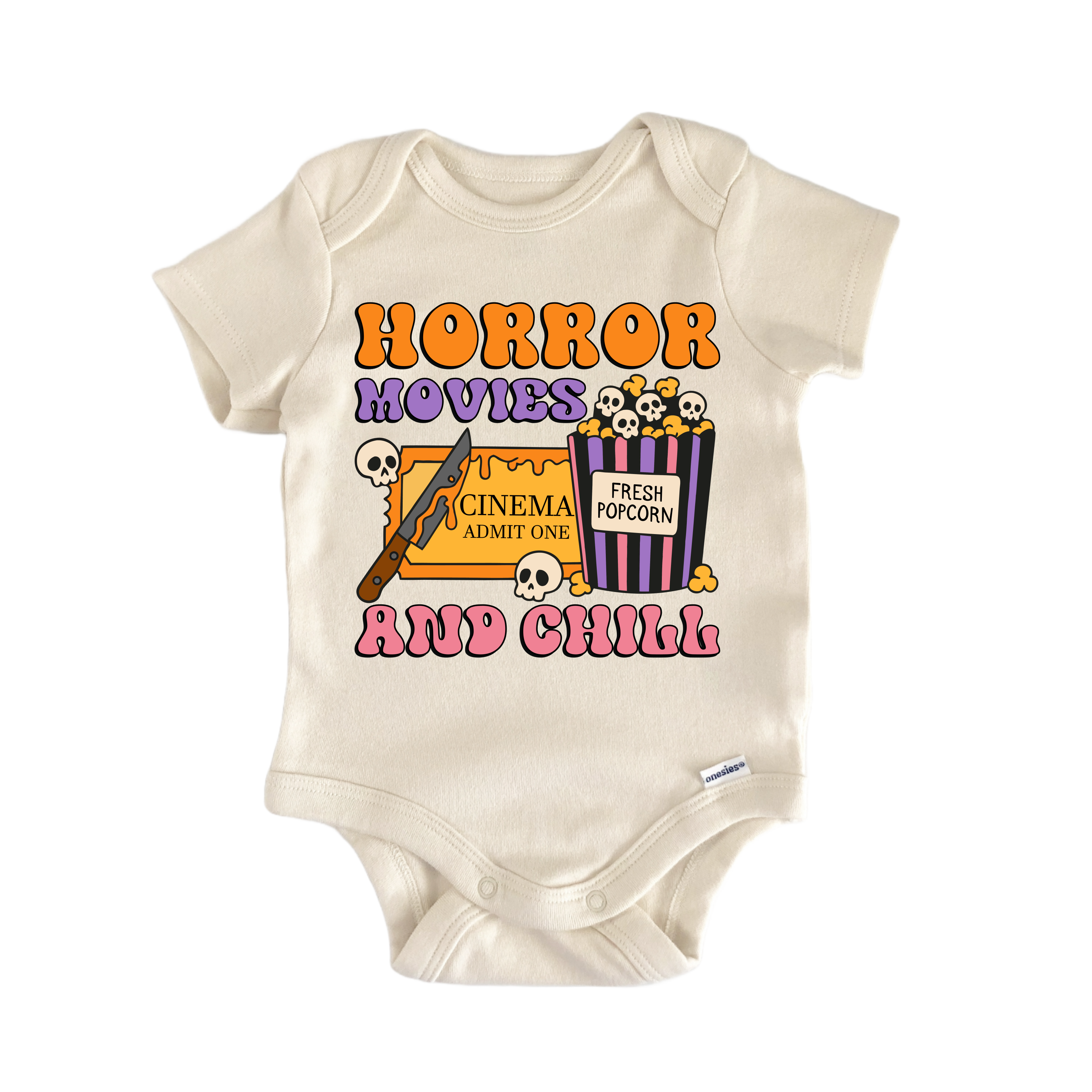 Horror Movie Halloween - Baby Bodysuit